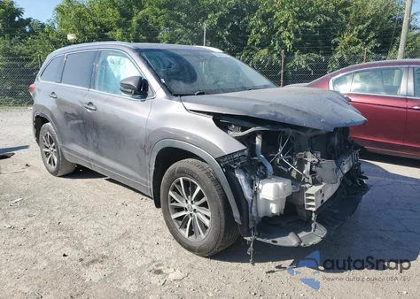 2018 Toyota Highlander Se from USA, damaged, VIN 5TDJZRFH1JS524283